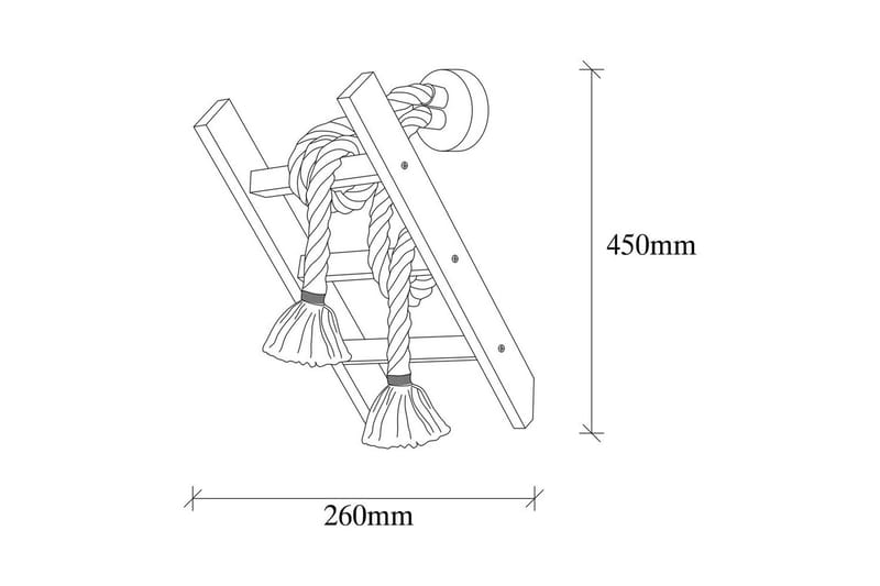Seinävalaisin Niraa puinen - Luonnollinen - Valaistus - Sisävalaistus & lamput - Erikoisvalaisin - Riisipaperivalaisin