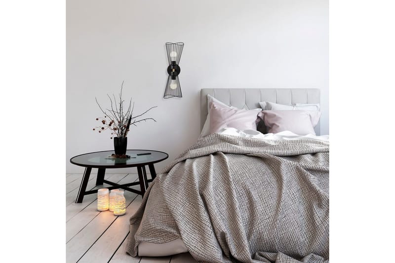 Seinävalaisin Novin Musta - Musta - Valaistus - Sisävalaistus & lamput - Erikoisvalaisin - Riisipaperivalaisin