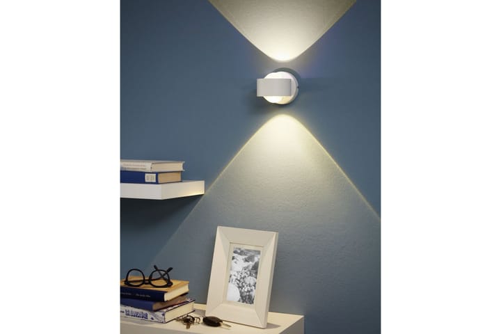 Seinävalaisin Ono LED 2L Valkoinen - Eglo - Seinävalaisin makuuhuone - Riisipaperivalaisin - Kaarivalaisin - Verkkovalaisin - PH lamppu - Lightbox - Tiffanylamppu - Lukuvalot - Seinävalaisin - Lukuvalo seinä