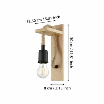 Seinävalaisin Rampside - 8 cm - Valaistus - Sisävalaistus & lamput - Seinävalaisimet - Seinävalaisin
