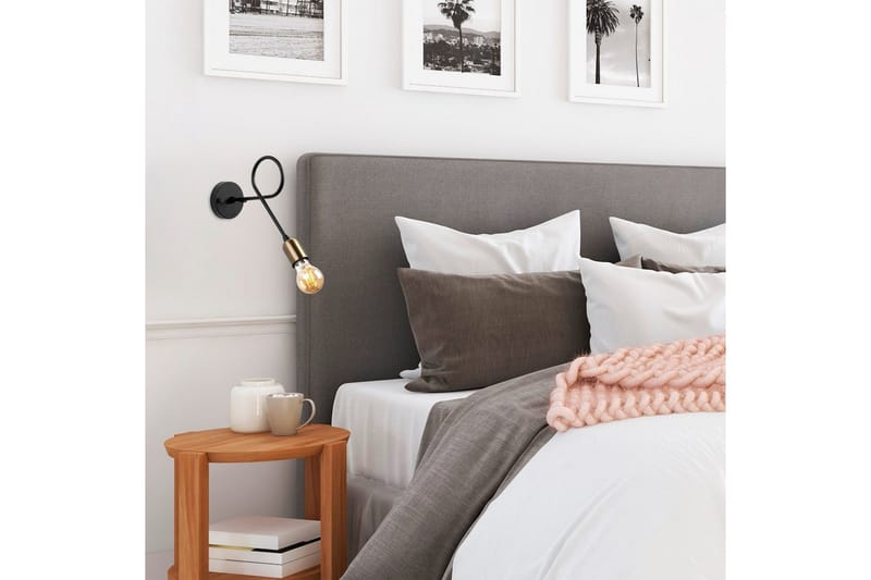 Seinävalaisin Ranju Musta / Antiikkinen - Pronssi/Musta - Valaistus - Sisävalaistus & lamput - Erikoisvalaisin - Riisipaperivalaisin