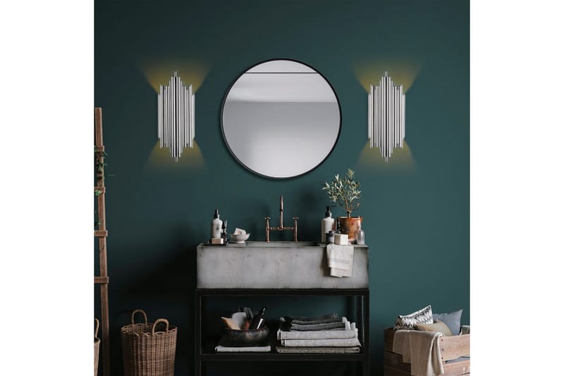 Seinävalaisin Raoji Kromi - Kromi - Valaistus - Sisävalaistus & lamput - Erikoisvalaisin - Riisipaperivalaisin