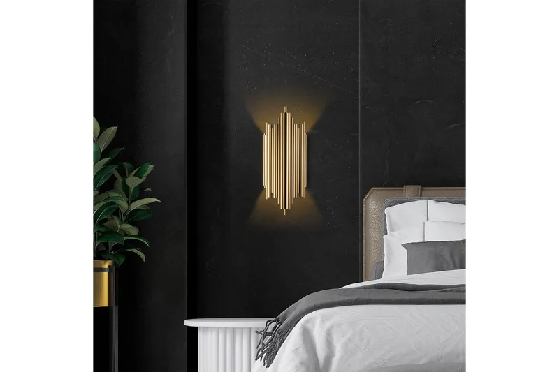 Seinävalaisin Raoji Kulta - Kulta - Valaistus - Sisävalaistus & lamput - Erikoisvalaisin - Riisipaperivalaisin