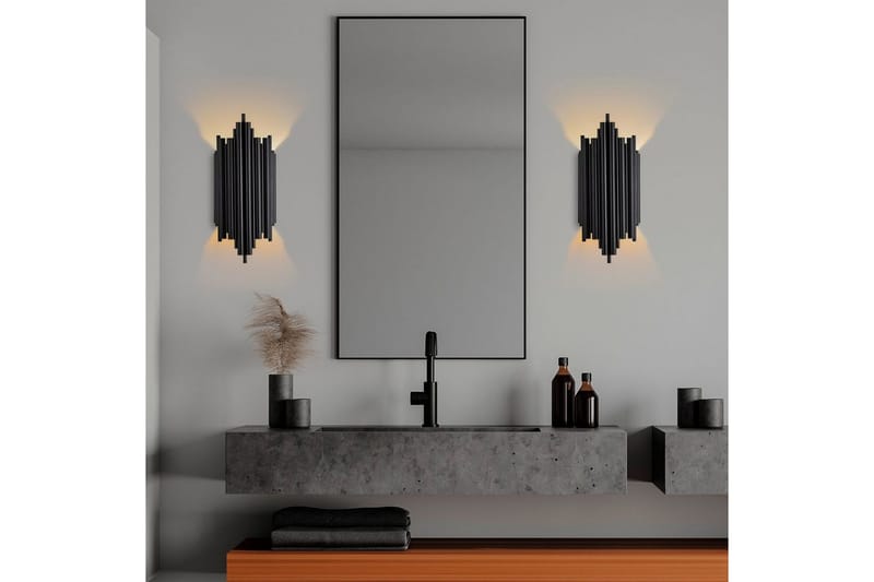 Seinävalaisin Raoji Musta - Musta - Valaistus - Sisävalaistus & lamput - Erikoisvalaisin - Riisipaperivalaisin