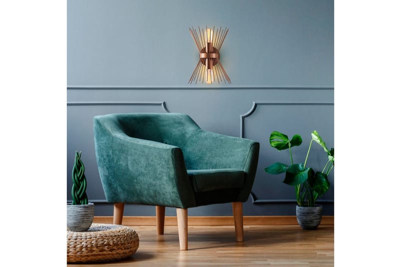 Seinävalaisin Rate 10 Kupari - Kupari - Valaistus - Sisävalaistus & lamput - Erikoisvalaisin - Riisipaperivalaisin