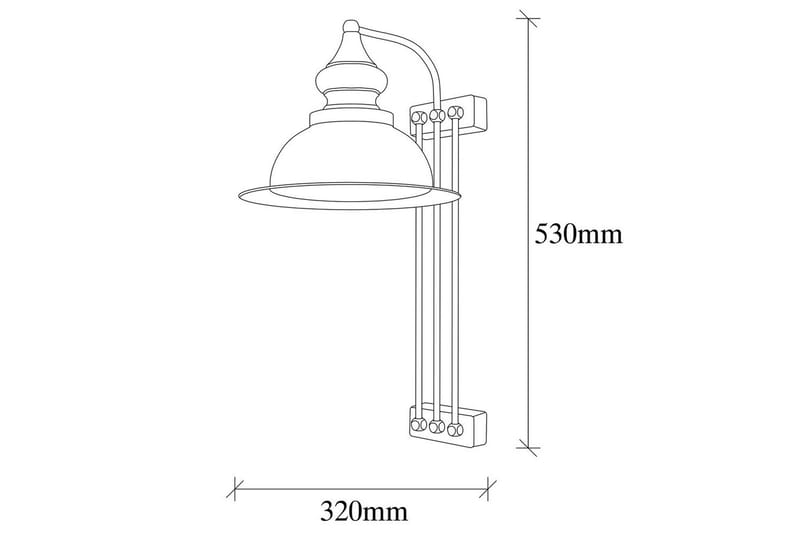 Seinävalaisin Rathour Antiikkinen - Antiikkinen - Valaistus - Sisävalaistus & lamput - Erikoisvalaisin - Riisipaperivalaisin