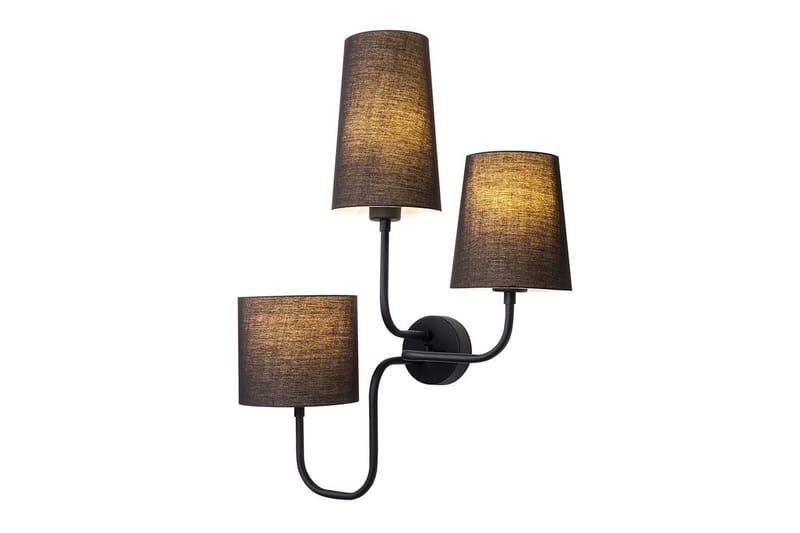 Seinävalaisin Rihan Musta - Musta - Valaistus - Sisävalaistus & lamput - Erikoisvalaisin - Riisipaperivalaisin