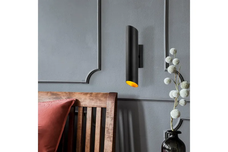 Seinävalaisin Söpö Musta / Kulta - Kulta/Musta - Valaistus - Sisävalaistus & lamput - Erikoisvalaisin - Riisipaperivalaisin