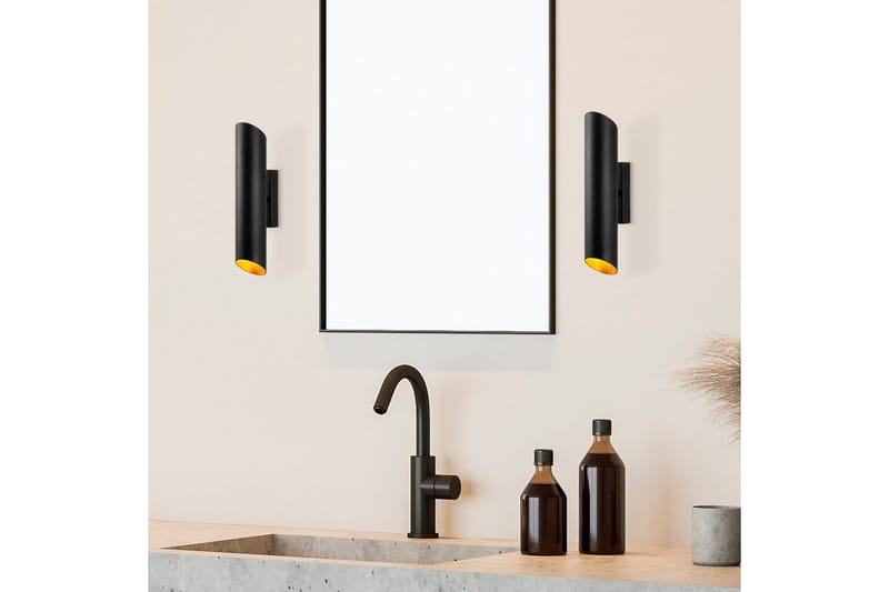 Seinävalaisin Söpö Musta / Kulta - Kulta/Musta - Valaistus - Sisävalaistus & lamput - Erikoisvalaisin - Riisipaperivalaisin