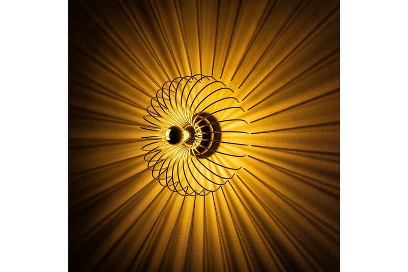 Seinävalaisin Sadortel Kulta - 36 x 12 x 36 cm - Valaistus - Sisävalaistus & lamput - Erikoisvalaisin - Riisipaperivalaisin