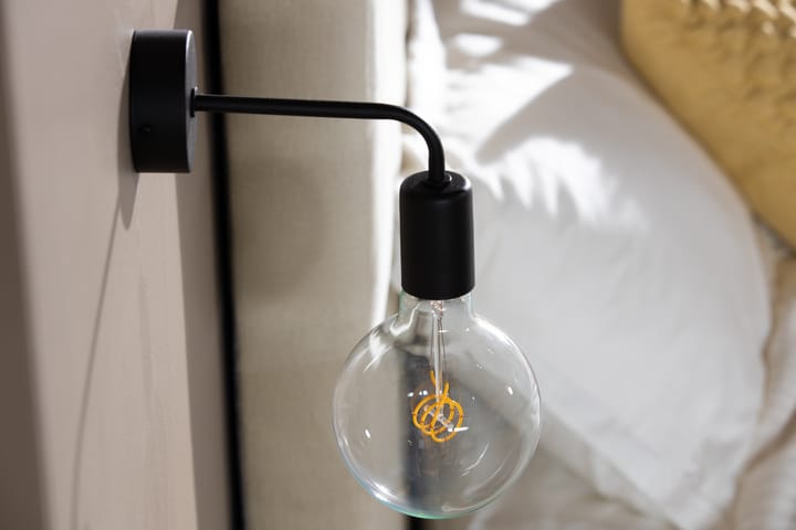 Seinävalaisin Scott 20 cm Himmennettävä Musta - Lucide - Seinävalaisin makuuhuone - Riisipaperivalaisin - Kaarivalaisin - Verkkovalaisin - Seinävalaisin - PH lamppu - Lightbox - Tiffanylamppu