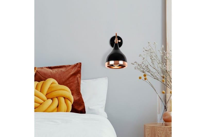 Seinävalaisin Soodz Musta / Kupari - Musta / Kupari - Valaistus - Sisävalaistus & lamput - Erikoisvalaisin - Riisipaperivalaisin