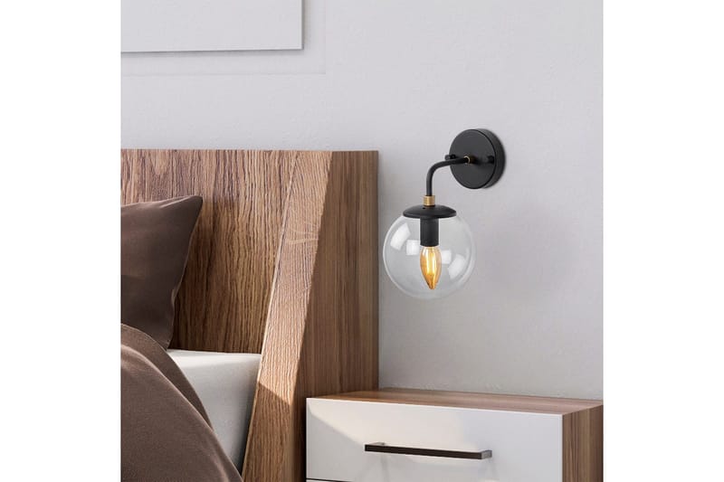 Seinävalaisin Soona Musta / Kulta - Musta / Kulta - Valaistus - Sisävalaistus & lamput - Erikoisvalaisin - Riisipaperivalaisin