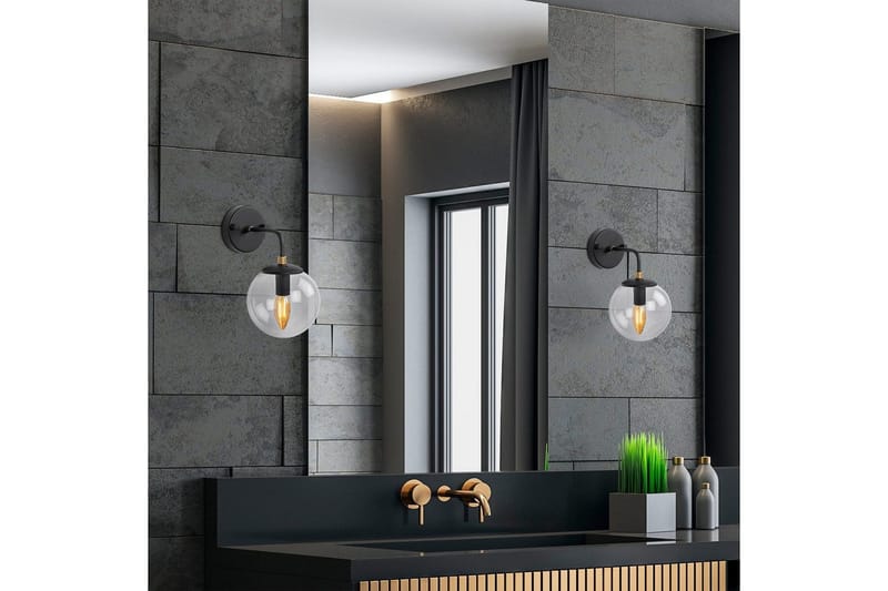 Seinävalaisin Soona Musta / Kulta - Musta / Kulta - Valaistus - Sisävalaistus & lamput - Erikoisvalaisin - Riisipaperivalaisin