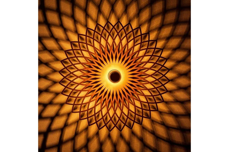 Seinävalaisin Sourab Kupari - Kupari - Valaistus - Sisävalaistus & lamput - Erikoisvalaisin - Riisipaperivalaisin