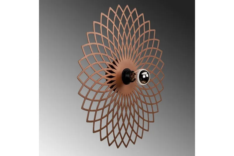 Seinävalaisin Sourab Kupari - Kupari - Valaistus - Sisävalaistus & lamput - Erikoisvalaisin - Riisipaperivalaisin