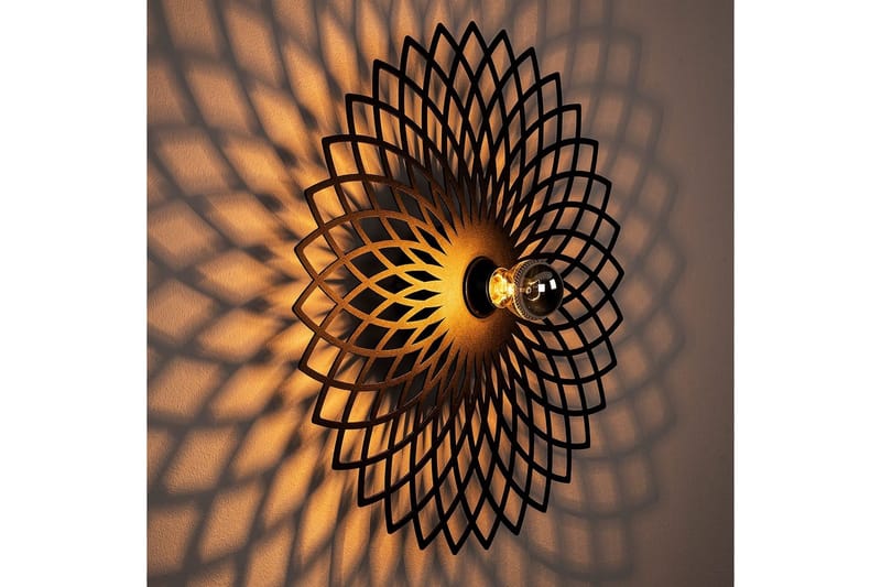 Seinävalaisin Sourab Musta - Musta - Valaistus - Sisävalaistus & lamput - Erikoisvalaisin - Riisipaperivalaisin