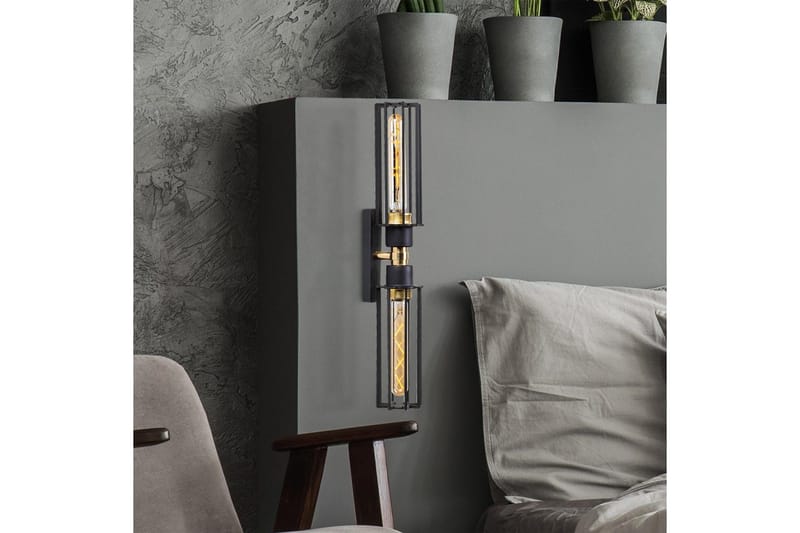 Seinävalaisin Sourab Shine Musta / Kulta - Kulta/Musta - Valaistus - Sisävalaistus & lamput - Erikoisvalaisin - Riisipaperivalaisin