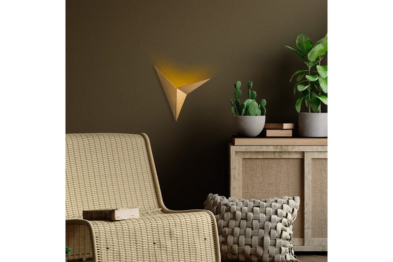 Seinävalaisin Stelin Kulta - Kulta - Valaistus - Sisävalaistus & lamput - Erikoisvalaisin - Riisipaperivalaisin