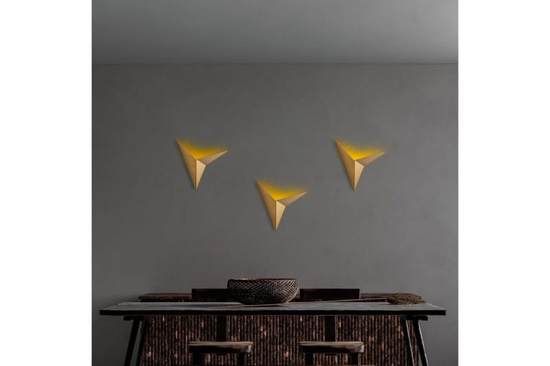 Seinävalaisin Stelin Kulta - Kulta - Valaistus - Sisävalaistus & lamput - Erikoisvalaisin - Riisipaperivalaisin