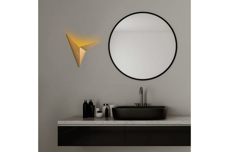 Seinävalaisin Stelin Kulta - Kulta - Valaistus - Sisävalaistus & lamput - Erikoisvalaisin - Riisipaperivalaisin