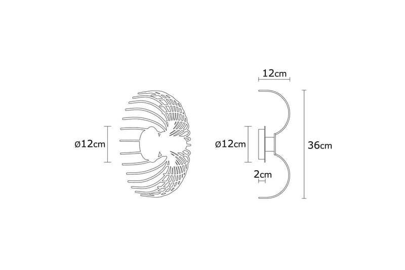 Seinävalaisin Subbersta Musta Halkaisija: 12 cm - Halkaisija: 12 cm - Valaistus - Sisävalaistus & lamput - Erikoisvalaisin - Riisipaperivalaisin
