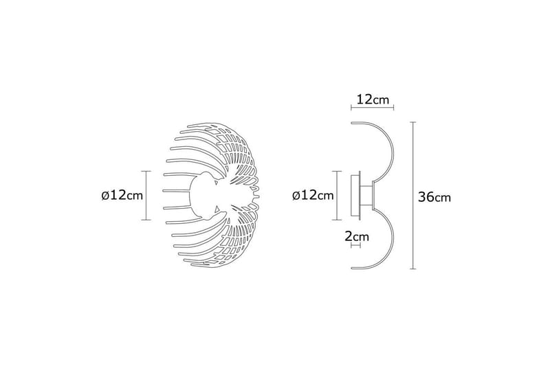 Seinävalaisin Subbersta Musta Halkaisija: 12 cm - Halkaisija: 12 cm - Valaistus - Sisävalaistus & lamput - Erikoisvalaisin - Riisipaperivalaisin