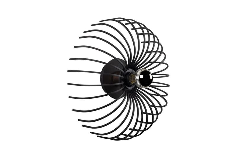 Seinävalaisin Subbersta Musta Halkaisija: 12 cm - Halkaisija: 12 cm - Valaistus - Sisävalaistus & lamput - Erikoisvalaisin - Riisipaperivalaisin