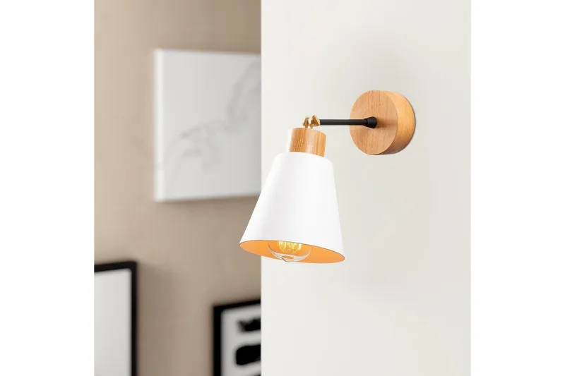 Seinävalaisin Sudalwani Valkoinen - Valkoinen - Valaistus - Sisävalaistus & lamput - Erikoisvalaisin - Riisipaperivalaisin
