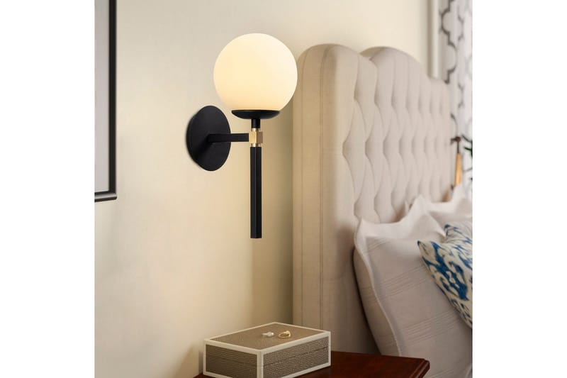 Seinävalaisin Sudasallei Musta / Valkoinen - Musta/Valkoinen - Valaistus - Sisävalaistus & lamput - Erikoisvalaisin - Riisipaperivalaisin