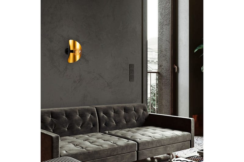 Seinävalaisin Sugana Giada Musta / Kulta - Kulta/Musta - Valaistus - Sisävalaistus & lamput - Erikoisvalaisin - Riisipaperivalaisin