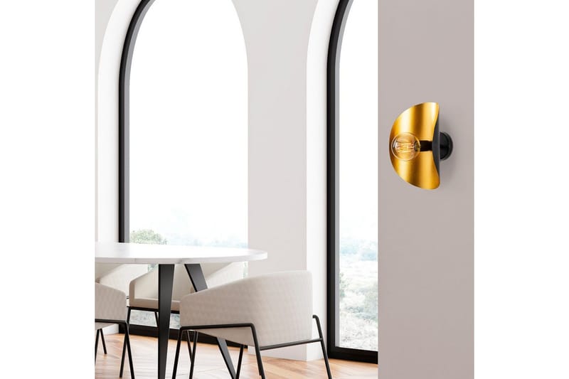 Seinävalaisin Sugana Giada Musta / Kulta - Kulta/Musta - Valaistus - Sisävalaistus & lamput - Erikoisvalaisin - Riisipaperivalaisin