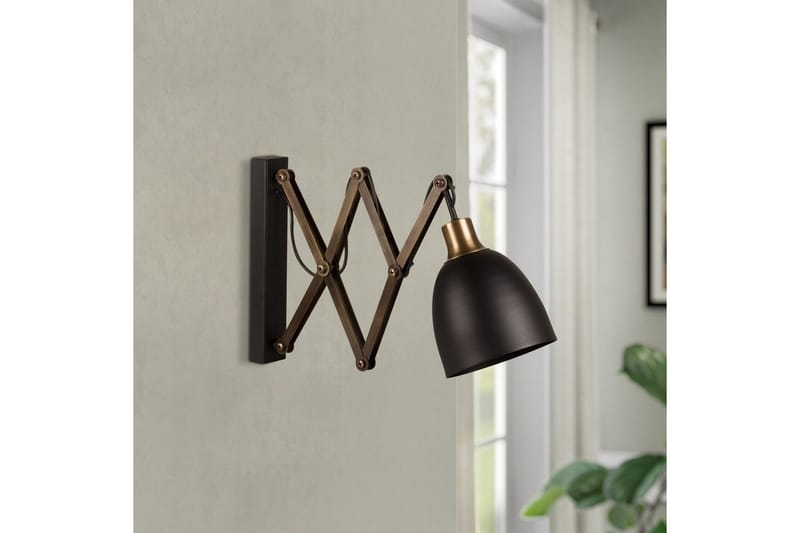 Seinävalaisin Sugana Lyra Musta / Vintage - Beige/Musta - Valaistus - Sisävalaistus & lamput - Erikoisvalaisin - Riisipaperivalaisin