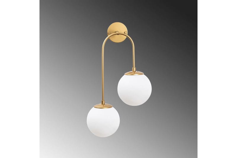 Seinävalaisin Thalara Kaksi Kiiltävää Kultaa - Kulta - Valaistus - Sisävalaistus & lamput - Erikoisvalaisin - Riisipaperivalaisin