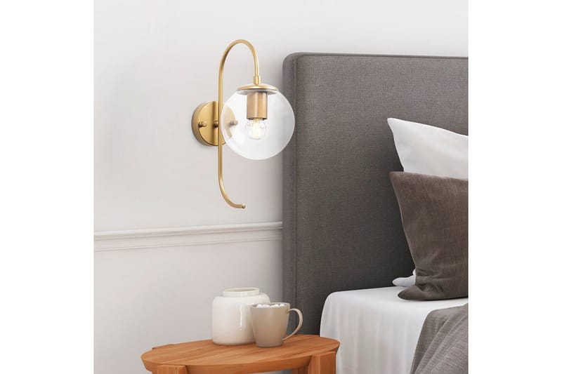 Seinävalaisin Thalara Kiiltävä Kulta Läpinäkyvä - Kiiltävä Kulta Läpinäkyvä - Valaistus - Sisävalaistus & lamput - Erikoisvalaisin - Riisipaperivalaisin