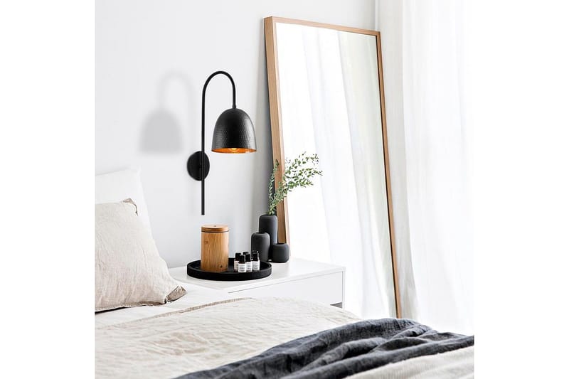 Seinävalaisin Thela Musta - Antrasiitti - Valaistus - Sisävalaistus & lamput - Erikoisvalaisin - Riisipaperivalaisin