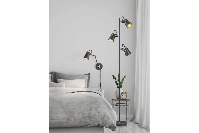 Seinävalaisin TRIO Edward - Valaistus - Sisävalaistus & lamput - Erikoisvalaisin - Riisipaperivalaisin