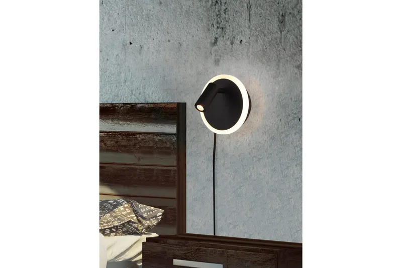 Seinävalaisin TRIO Jordan Mattamusta - Mattamusta - Valaistus - Sisävalaistus & lamput - Erikoisvalaisin - Riisipaperivalaisin