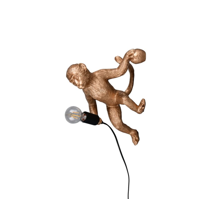 Seinävalaisin TRIO Louy - Kulta - Valaistus - Sisävalaistus & lamput - Erikoisvalaisin - Riisipaperivalaisin