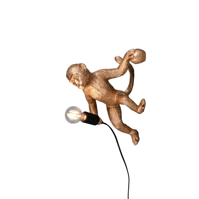 Seinävalaisin TRIO Louy - Kulta - Valaistus - Sisävalaistus & lamput - Erikoisvalaisin - Riisipaperivalaisin