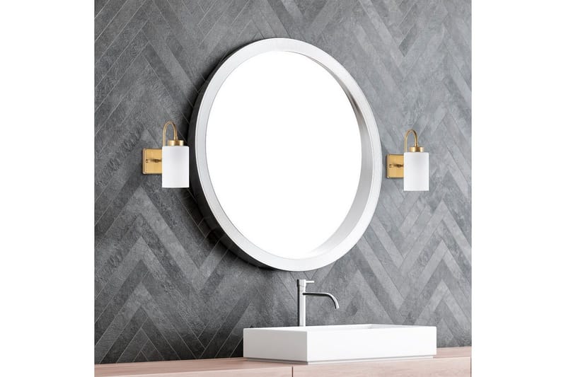 Seinävalaisin Yalara Valkoinen / Kulta - Valkoinen / Kulta - Valaistus - Sisävalaistus & lamput - Erikoisvalaisin - Riisipaperivalaisin