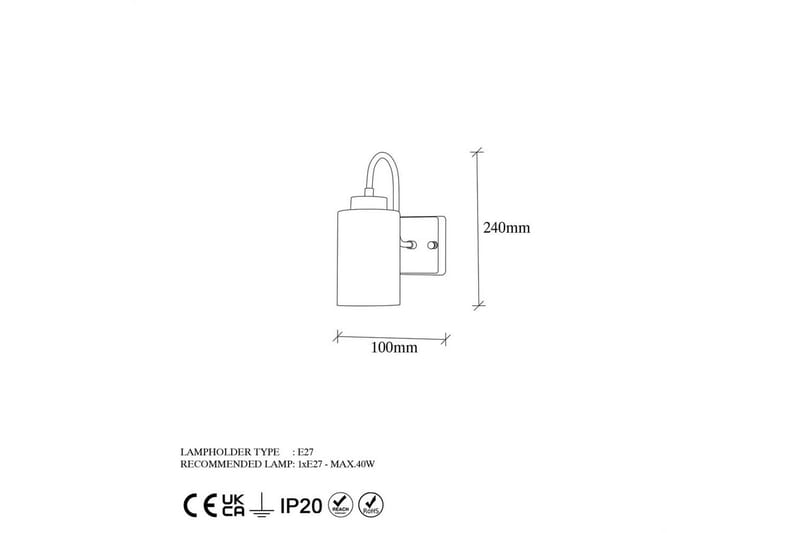 Seinävalaisin Yalara Valkoinen / Kulta - Valkoinen / Kulta - Valaistus - Sisävalaistus & lamput - Erikoisvalaisin - Riisipaperivalaisin