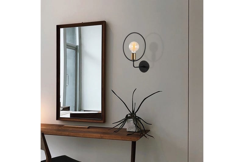 Seinävalaisin Ympyrä musta - Musta - Valaistus - Sisävalaistus & lamput - Erikoisvalaisin - Riisipaperivalaisin