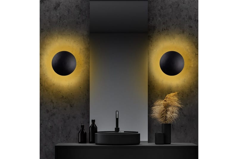 Seinävalaisin Zandel Musta / Kupari - Musta / Kupari - Valaistus - Sisävalaistus & lamput - Erikoisvalaisin - Riisipaperivalaisin