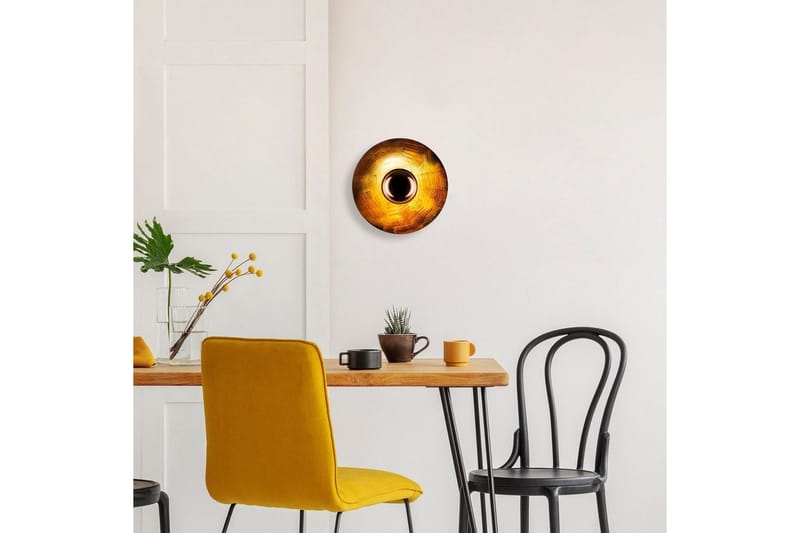 Seinävalaisin Zindale Kupari - 28 x 26 cm - Valaistus - Sisävalaistus & lamput - Erikoisvalaisin - Riisipaperivalaisin