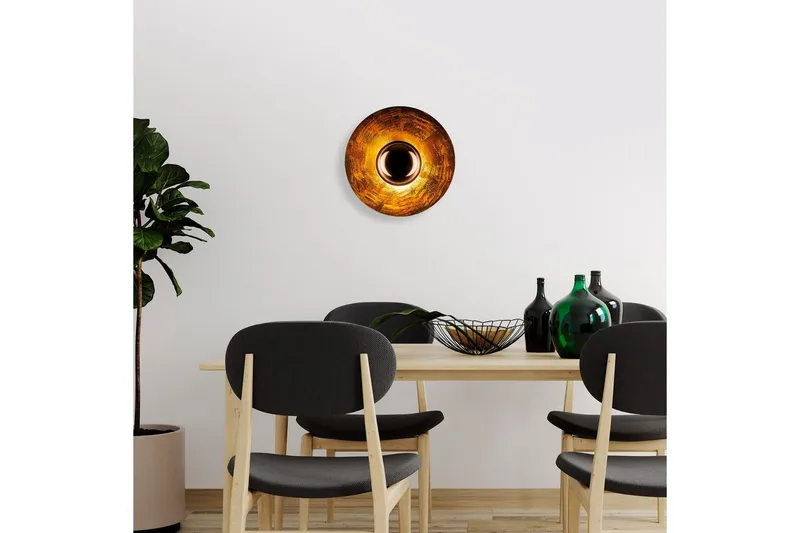 Seinävalaisin Zindale Kupari - 38 x 31 cm - Valaistus - Sisävalaistus & lamput - Erikoisvalaisin - Riisipaperivalaisin