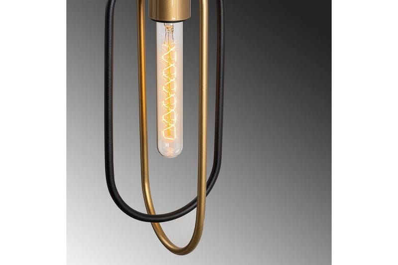 Seinävalaisin Pindor Musta / Kulta - Kulta/Musta - Valaistus - Sisävalaistus & lamput - Erikoisvalaisin - Riisipaperivalaisin