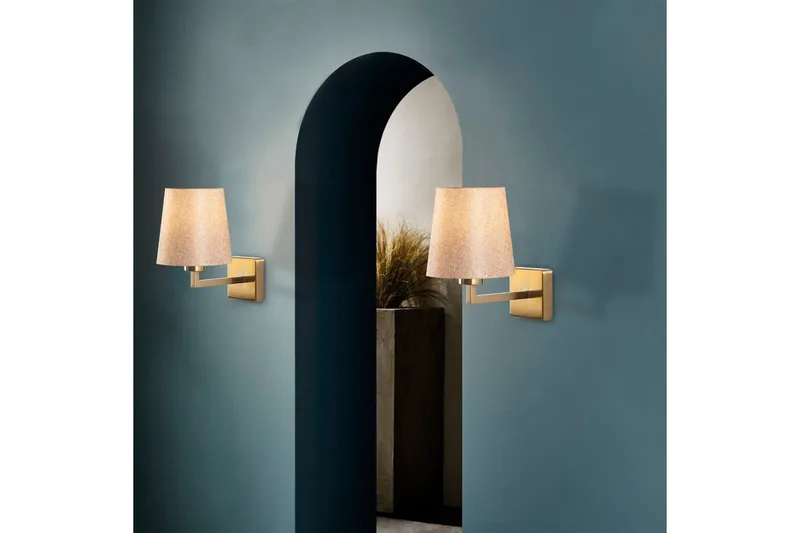 Seinävalaisin Profiili Kulta / Kermanvärinen - Kulta / Kermanvärinen - Valaistus - Sisävalaistus & lamput - Erikoisvalaisin - Riisipaperivalaisin