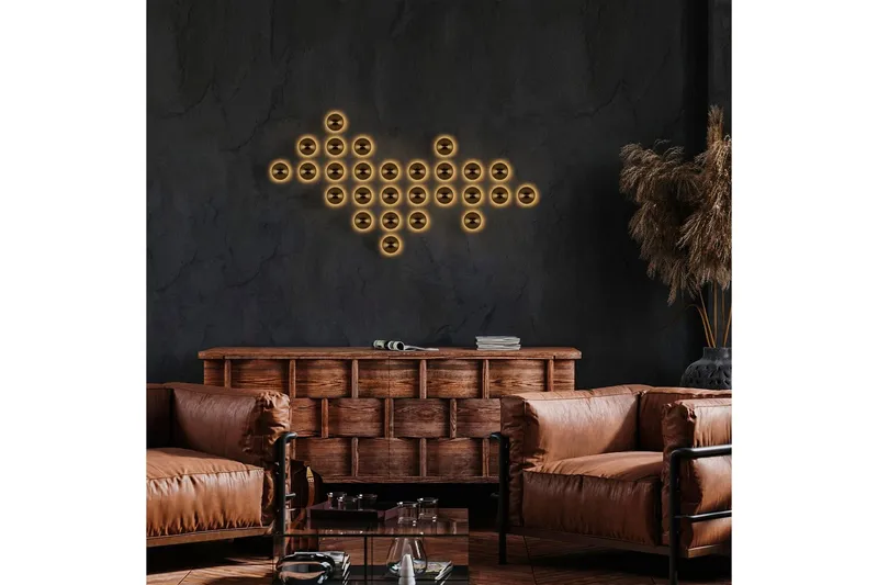 Seinävalaisin Polmar Kulta Halkaisija: 16 cm - Halkaisija: 16 cm - Valaistus - Sisävalaistus & lamput - Erikoisvalaisin - Riisipaperivalaisin