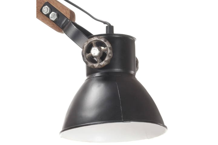 Teollisuustyylinen seinävalaisin musta pyöreä E27 - Musta - Seinävalaisin makuuhuone - Riisipaperivalaisin - Kaarivalaisin - Verkkovalaisin - Seinävalaisin - PH lamppu - Lightbox - Tiffanylamppu